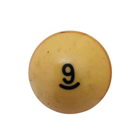 Vintage Replacement #9 Billiard Pool Ball Standard Regulation 2 1/4" Diameter - Picture 1 of 6